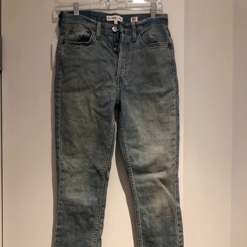 RE/DONE STRAIGHT LEG JEANS